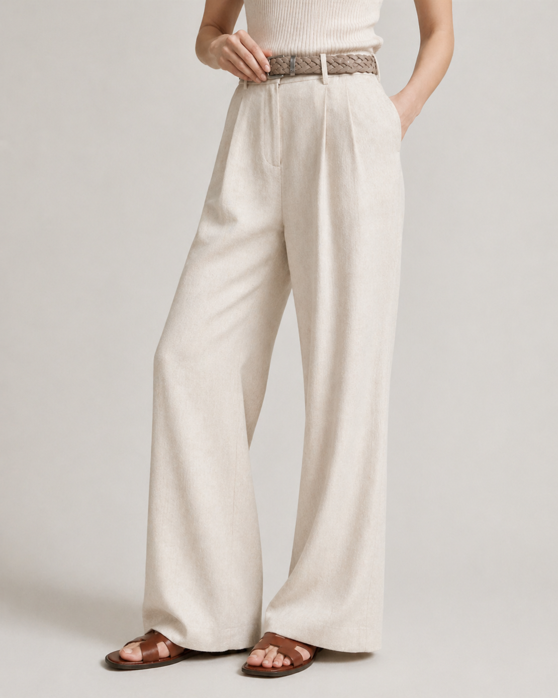 The Portofino Tencel-Linen Trousers