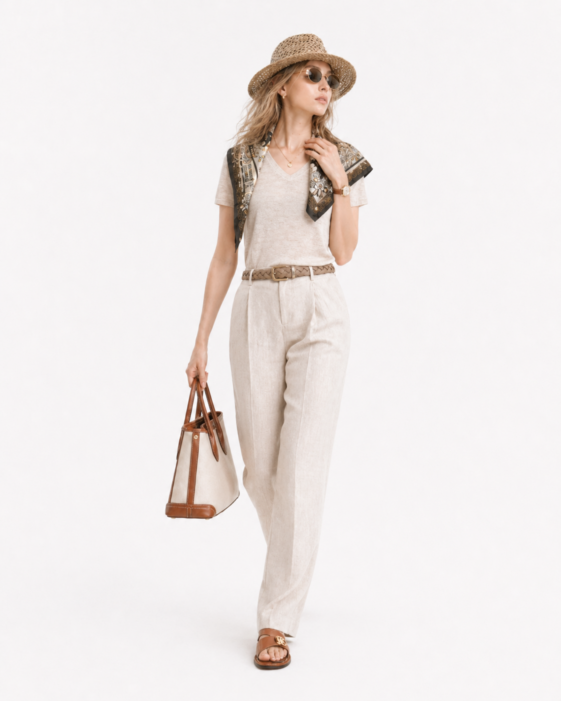 The Portofino Tencel-Linen Trousers