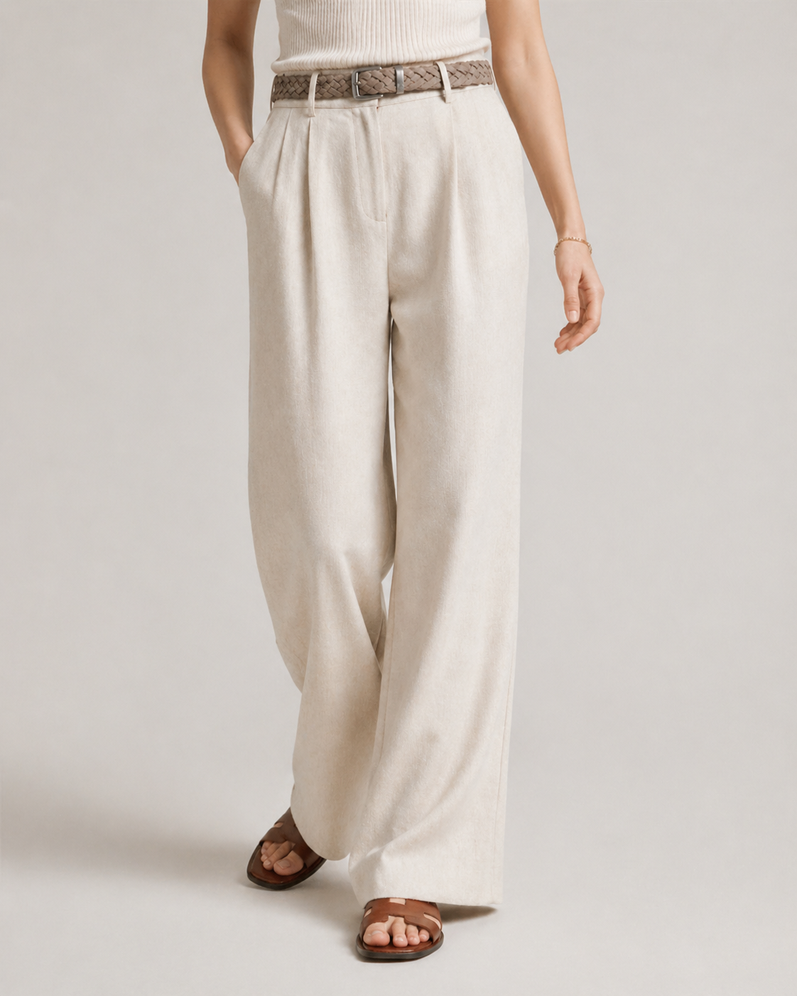 The Portofino Tencel-Linen Trousers