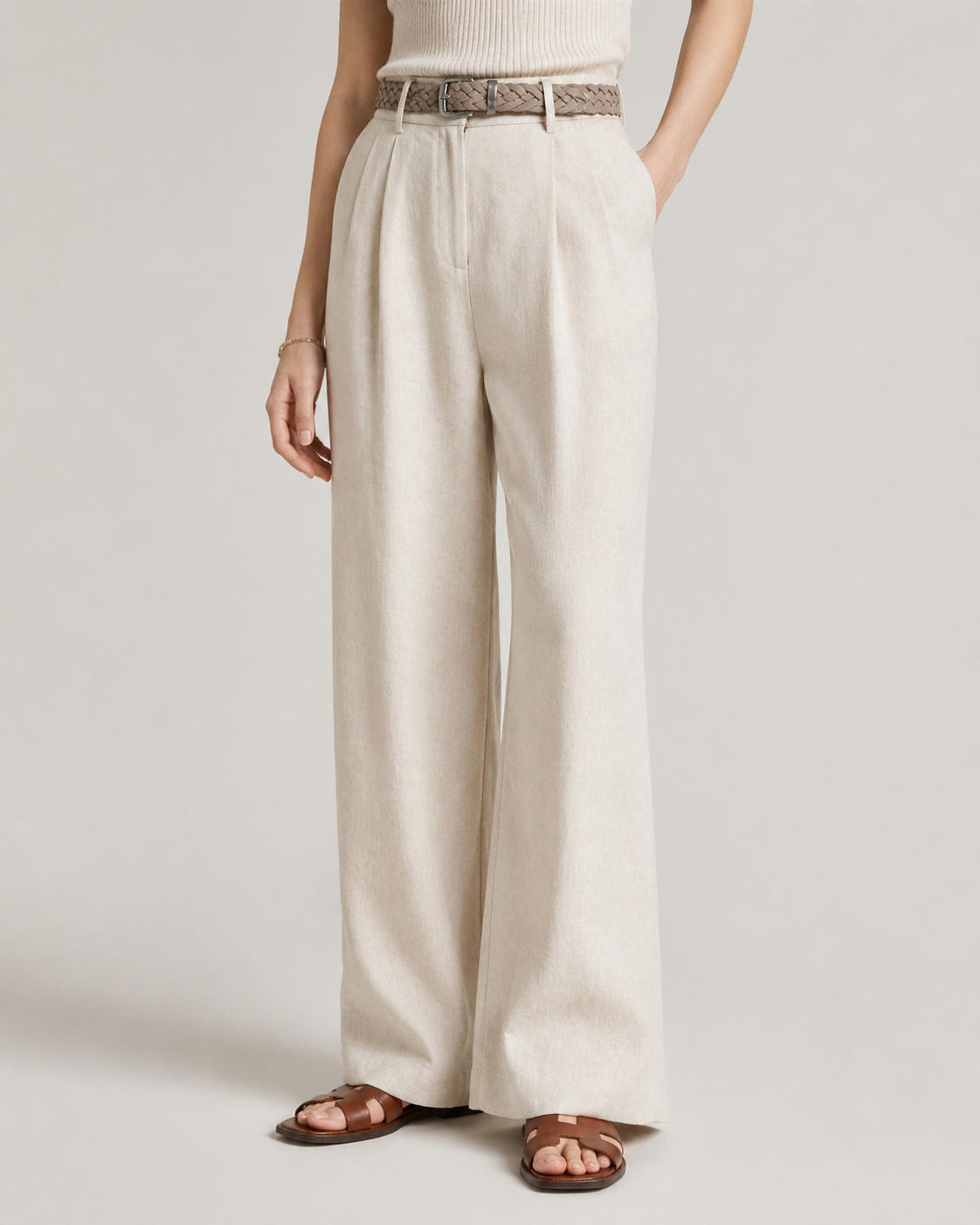 The Portofino Tencel-Linen Trousers